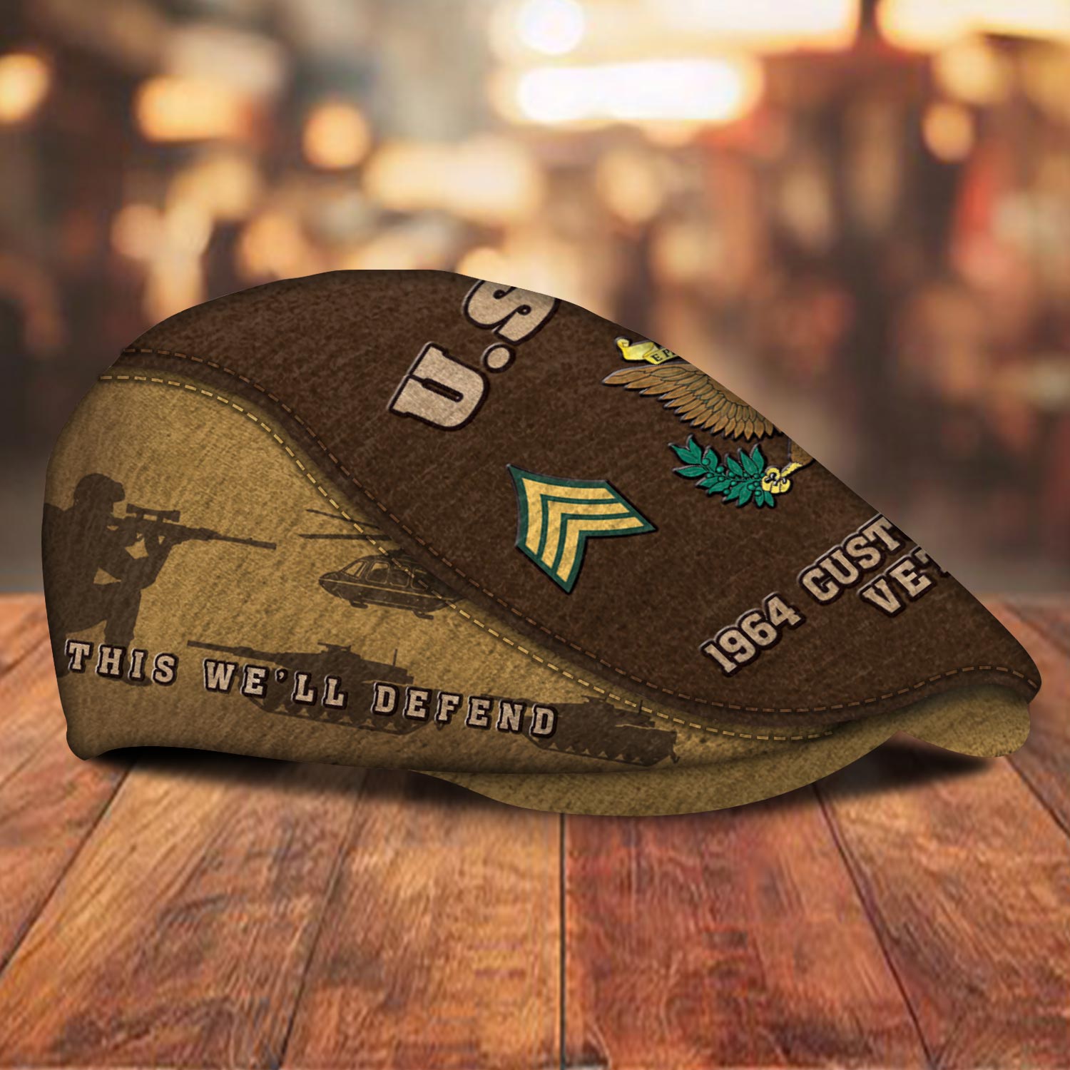 US Army, E 8 Army First Sergeant - Jeff Cap - Image 3