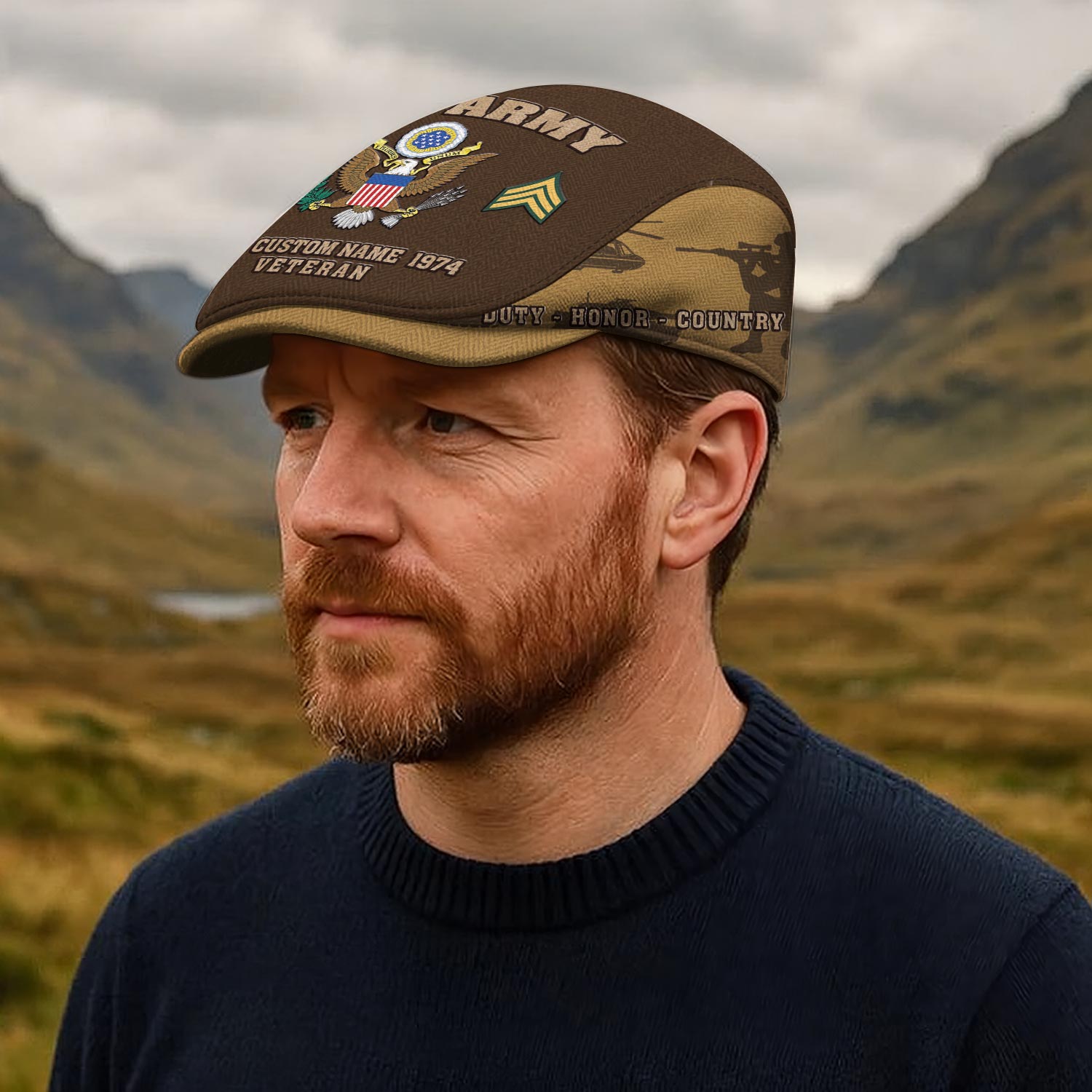 US Army, E 8 Army First Sergeant - Jeff Cap - Image 4