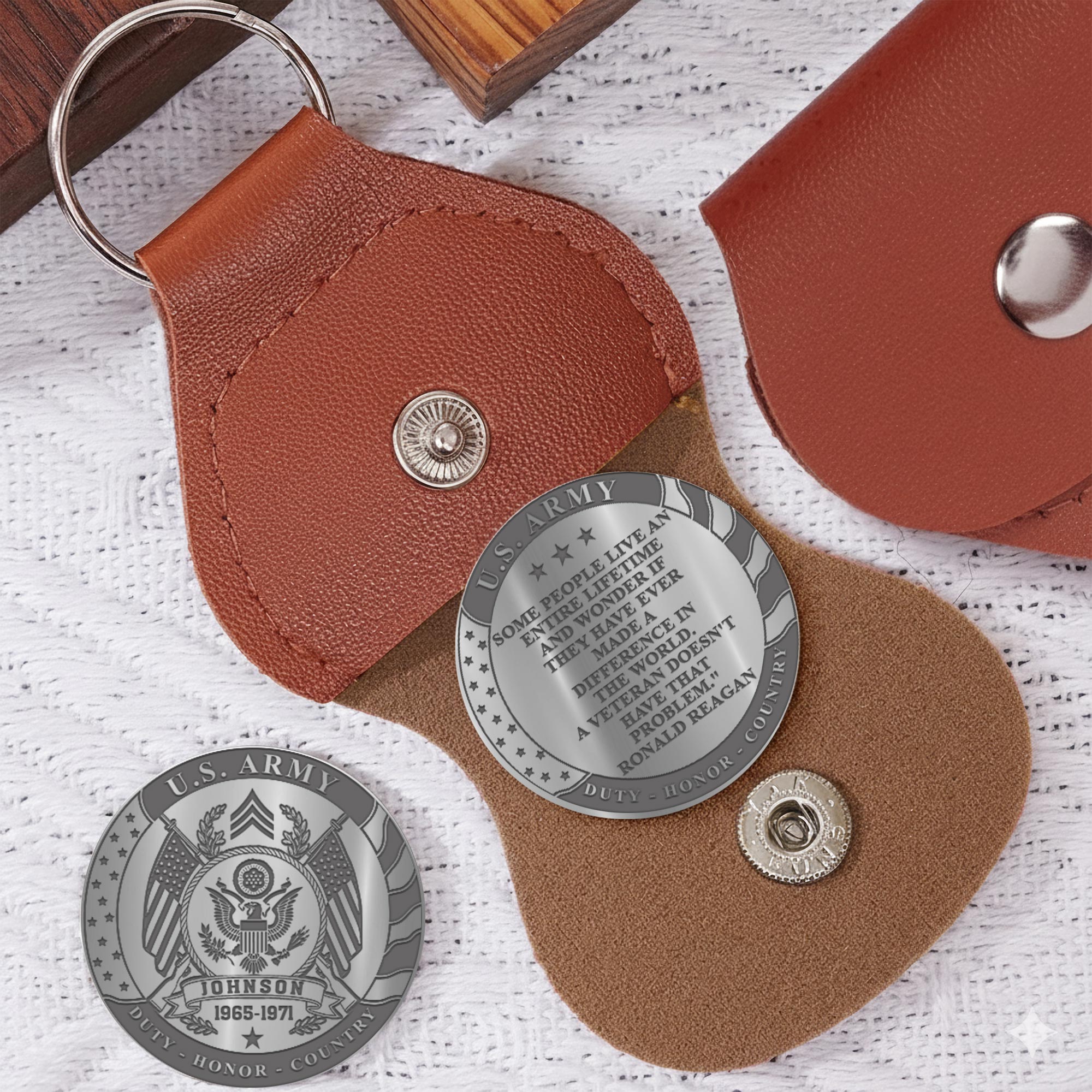 US Army, Served With Pride - Military Engraved Challenge Coin - Image 5