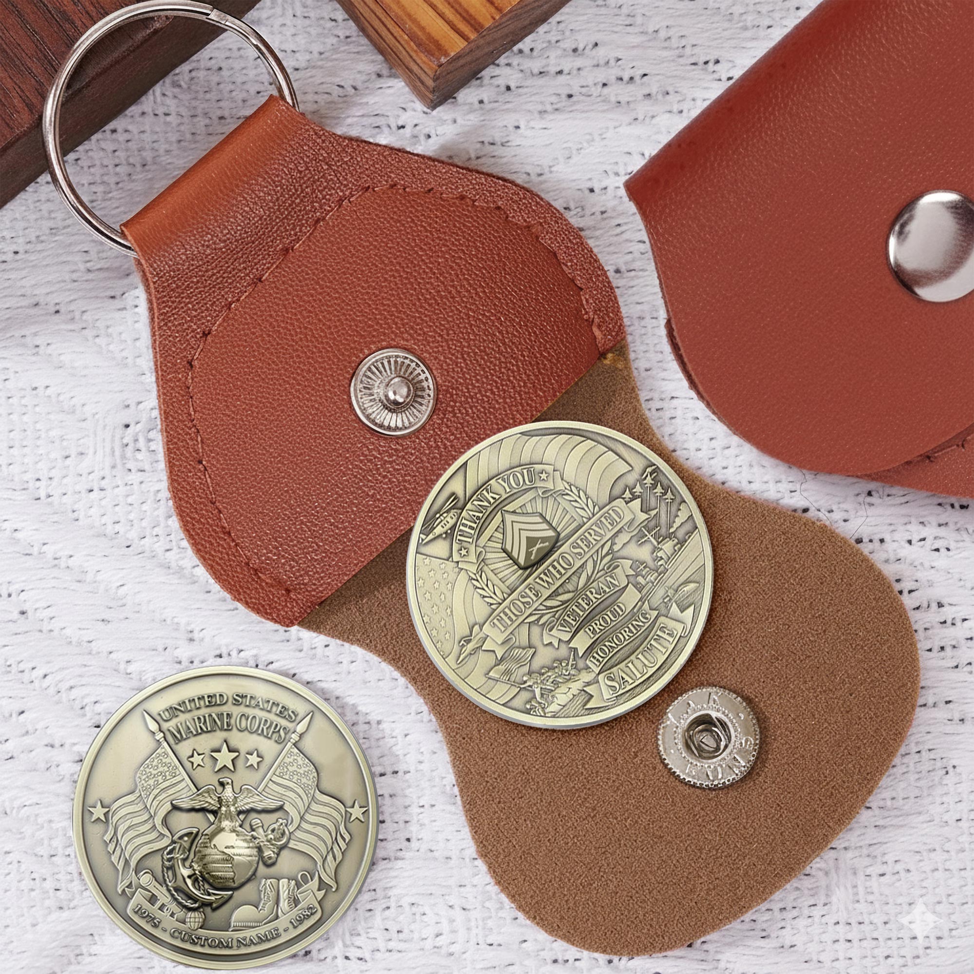 US Marine Corps, Freedom Isn't Free - Military Printed Challenge Coin - Image 5