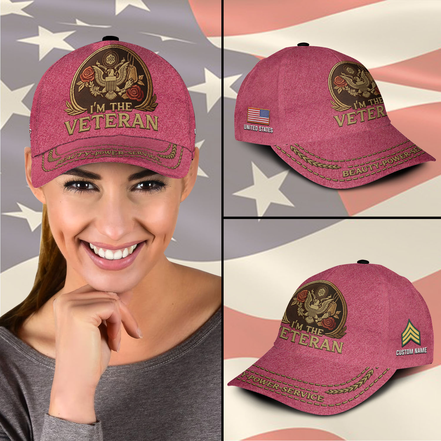 US Army, Defender of Freedom - Classic Cap - Image 3