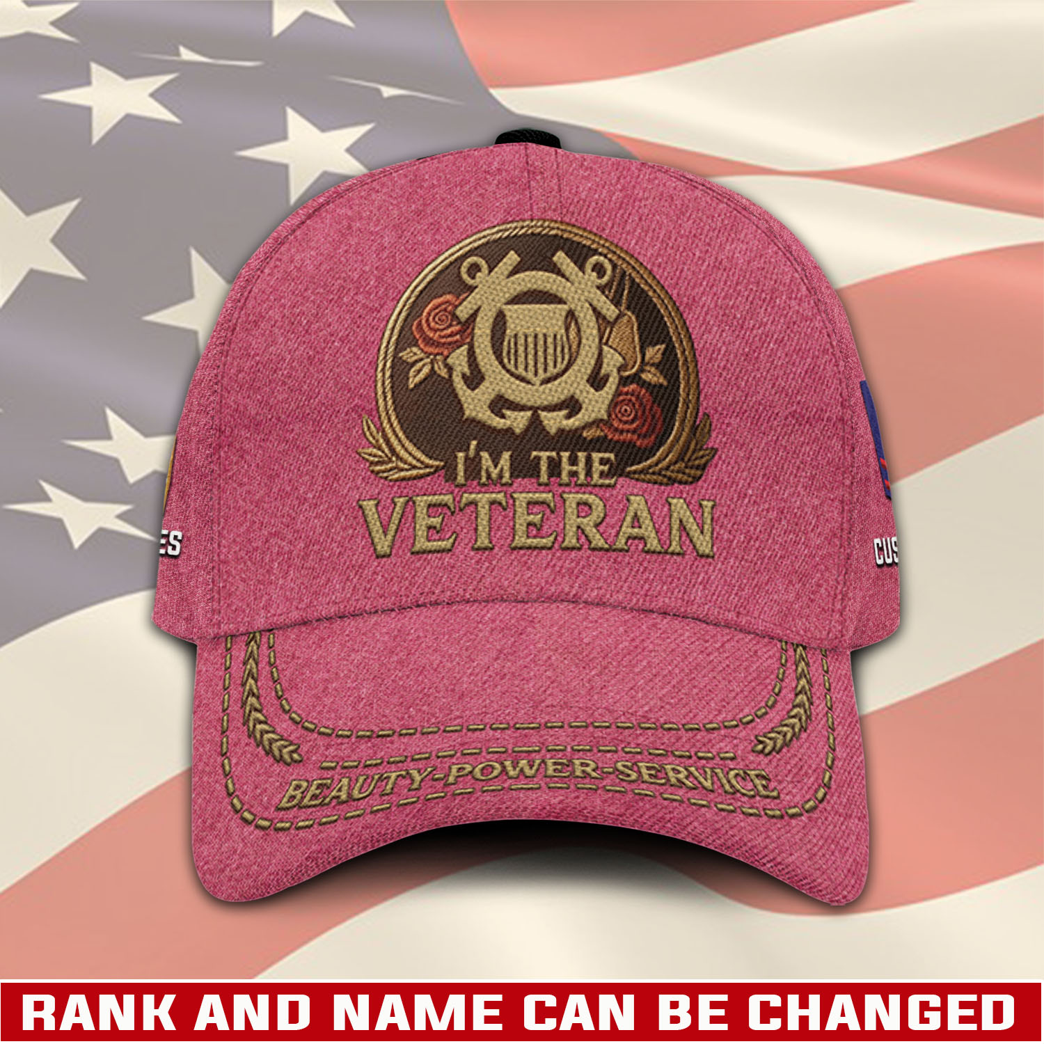 US Coast Guard, E 7 Gold - Classic Cap