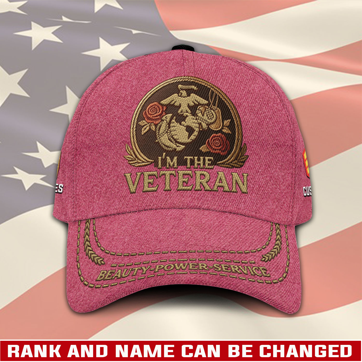 US Marine Corps, E 7 Marines Gunnery Sergeant - Classic Cap