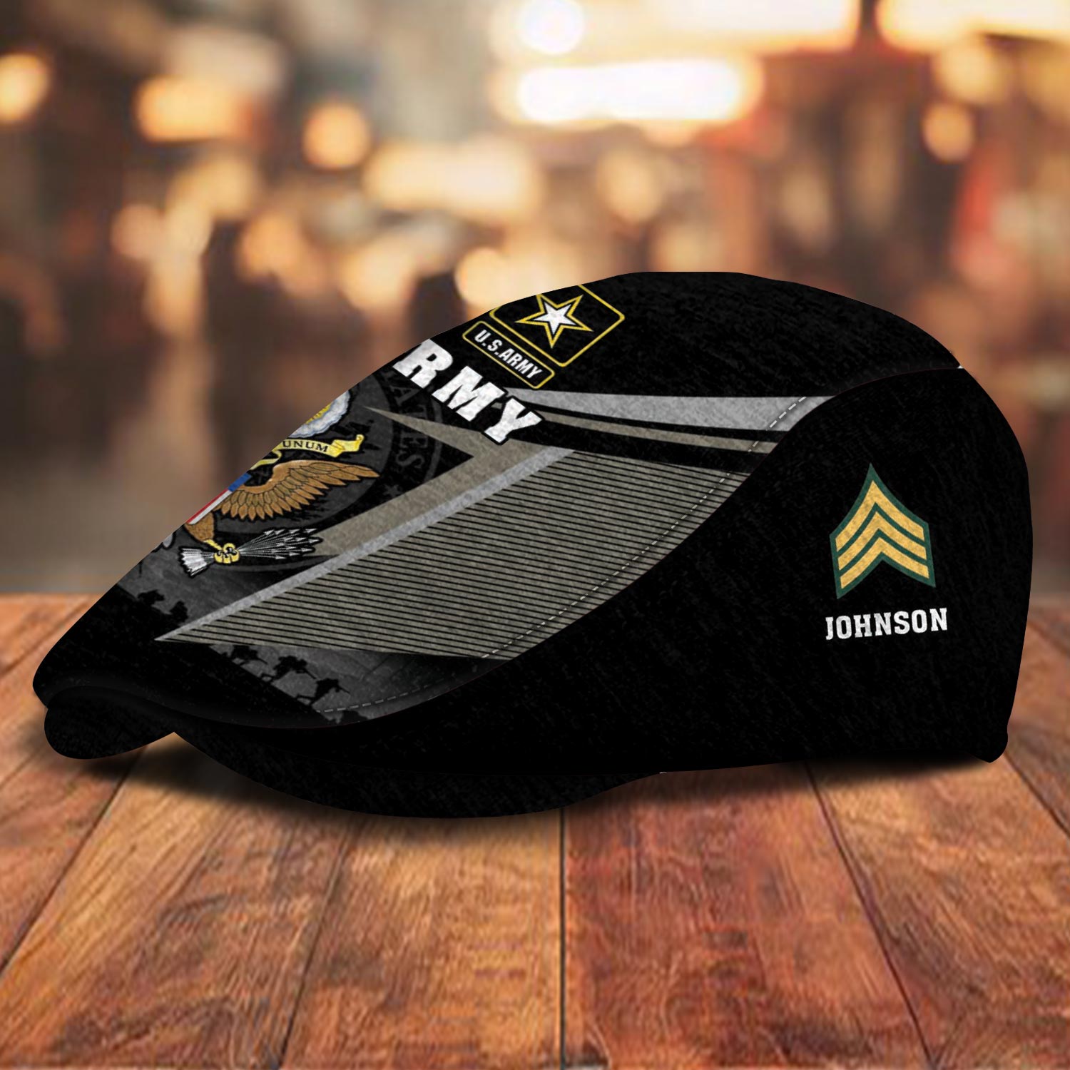 US Army, E 8 Army Master Sergeant - Jeff Cap - Image 2