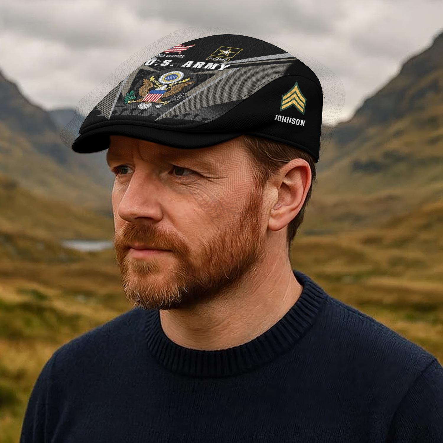 US Army, E 8 Army Master Sergeant - Jeff Cap - Image 4