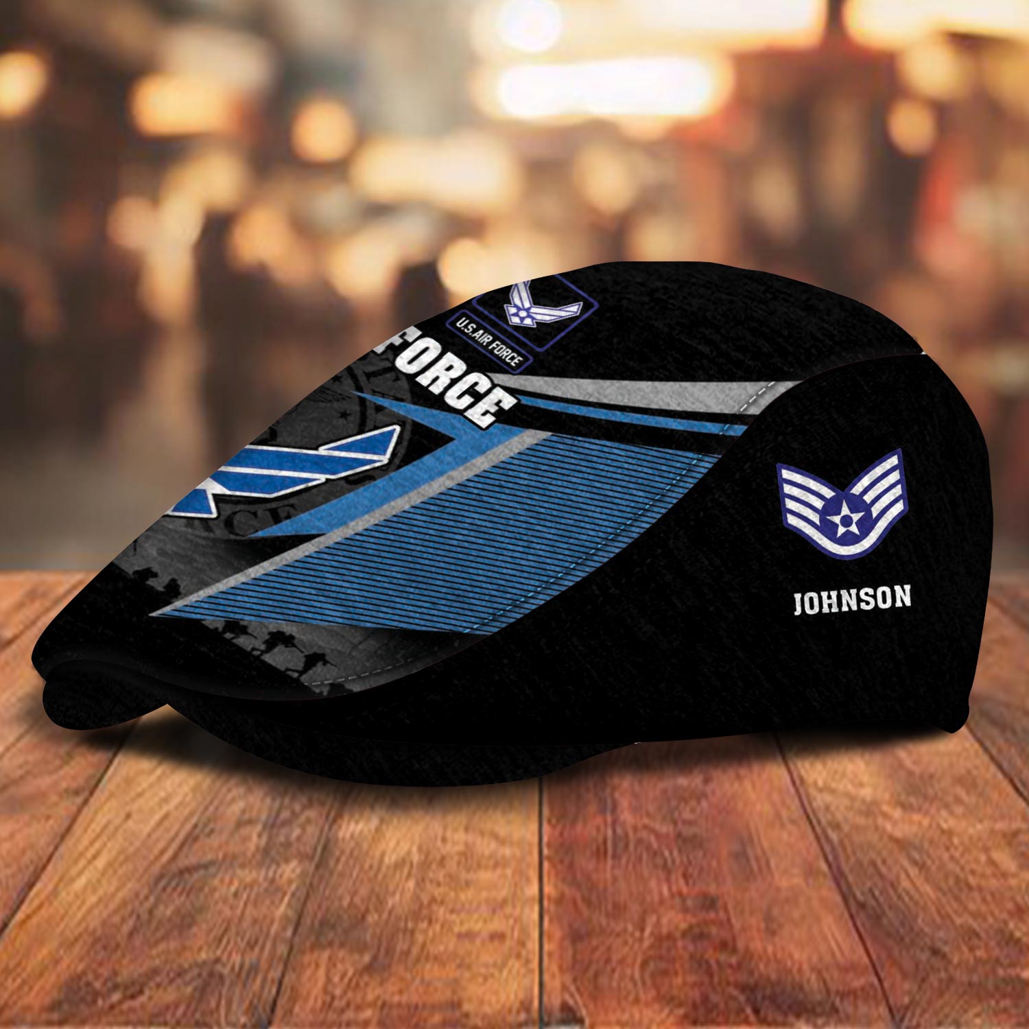 US Air Force , E 6 Air Force Technical Sergeant - Jeff Cap - Image 2