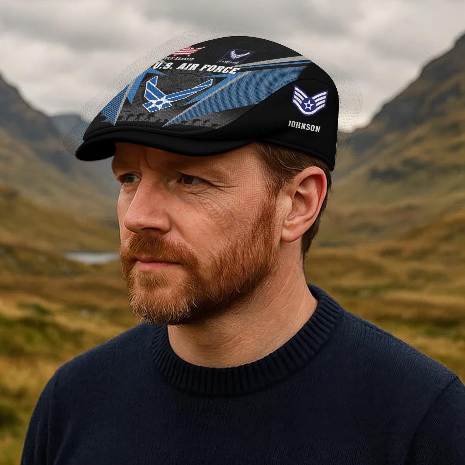 US Air Force , E 6 Air Force Technical Sergeant - Jeff Cap - Image 4