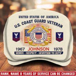 US Coast Guard, E 3 White - Jeff Cap
