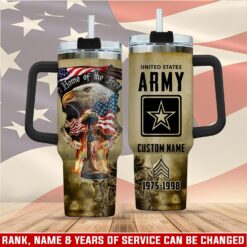 US Army, Lest We Forget - Stainless Steel Tumbler 40oz