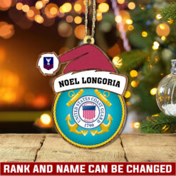 US Coast Guard, No One Gets Left Behind - Wooden Ornament Pack 6
