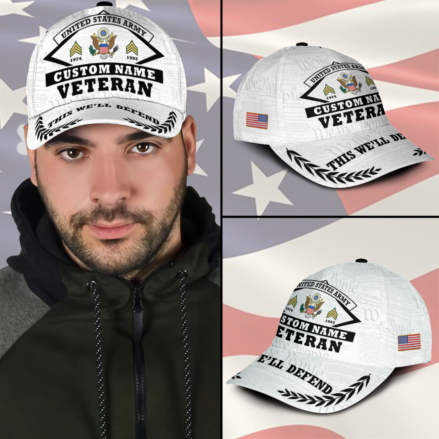 US Army, Once A Soldier, Always A Soldier - Classic Cap - Image 3