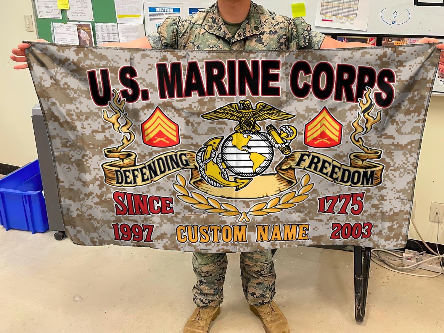 US Marine Corps, O 4 Marines Major - Flying Flag 2×3 Feet(60×90 Cm) - Image 2