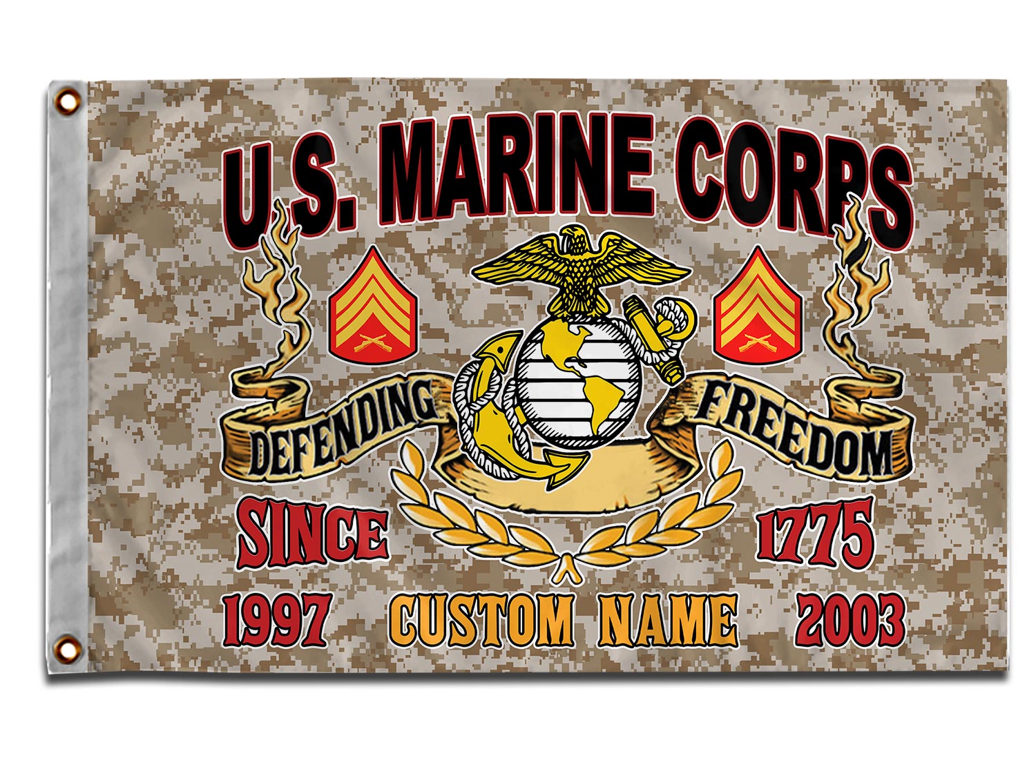 US Marine Corps, O 4 Marines Major - Flying Flag 2×3 Feet(60×90 Cm) - Image 3