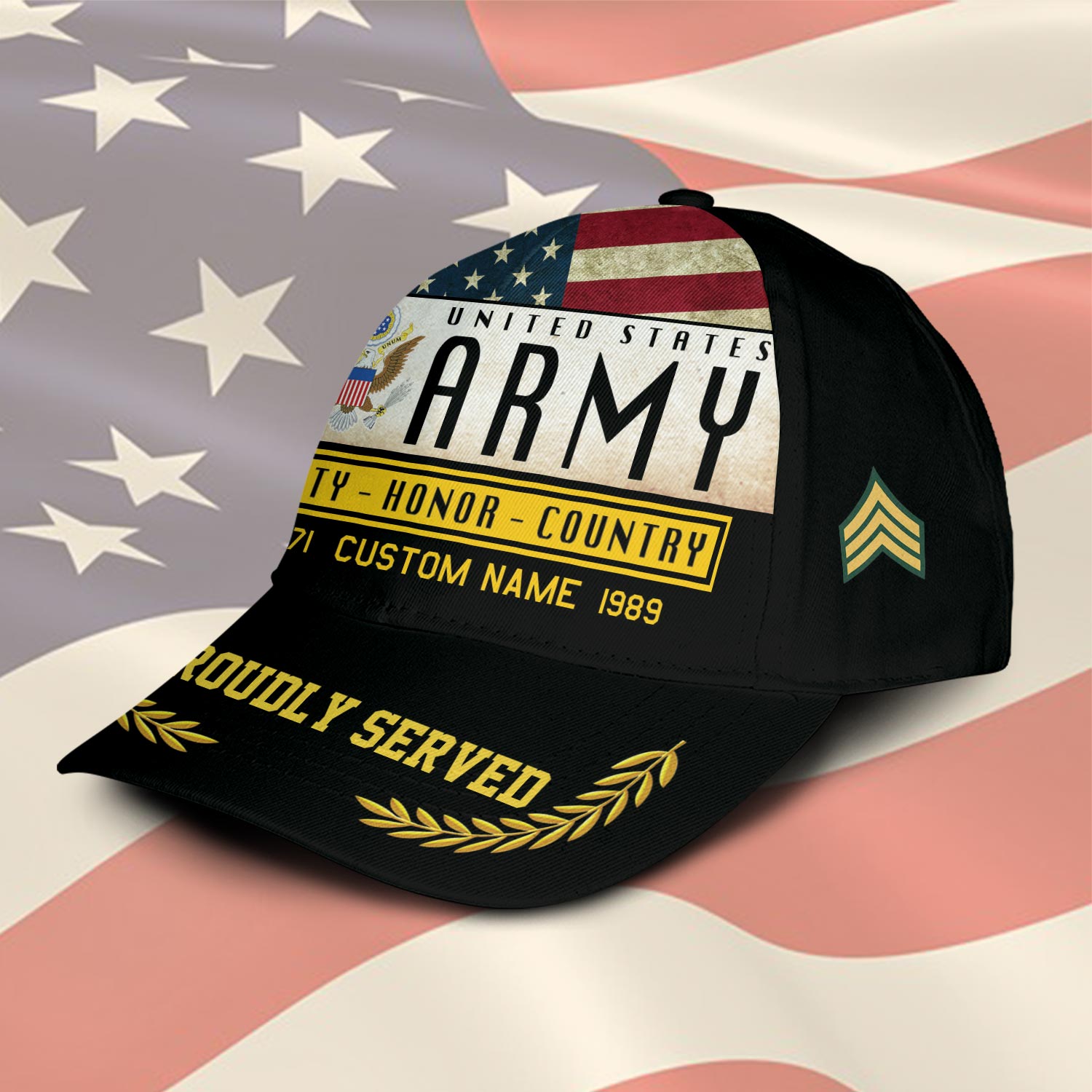 US Army, O 2 Army First Lieutenant - Classic Cap - Image 2