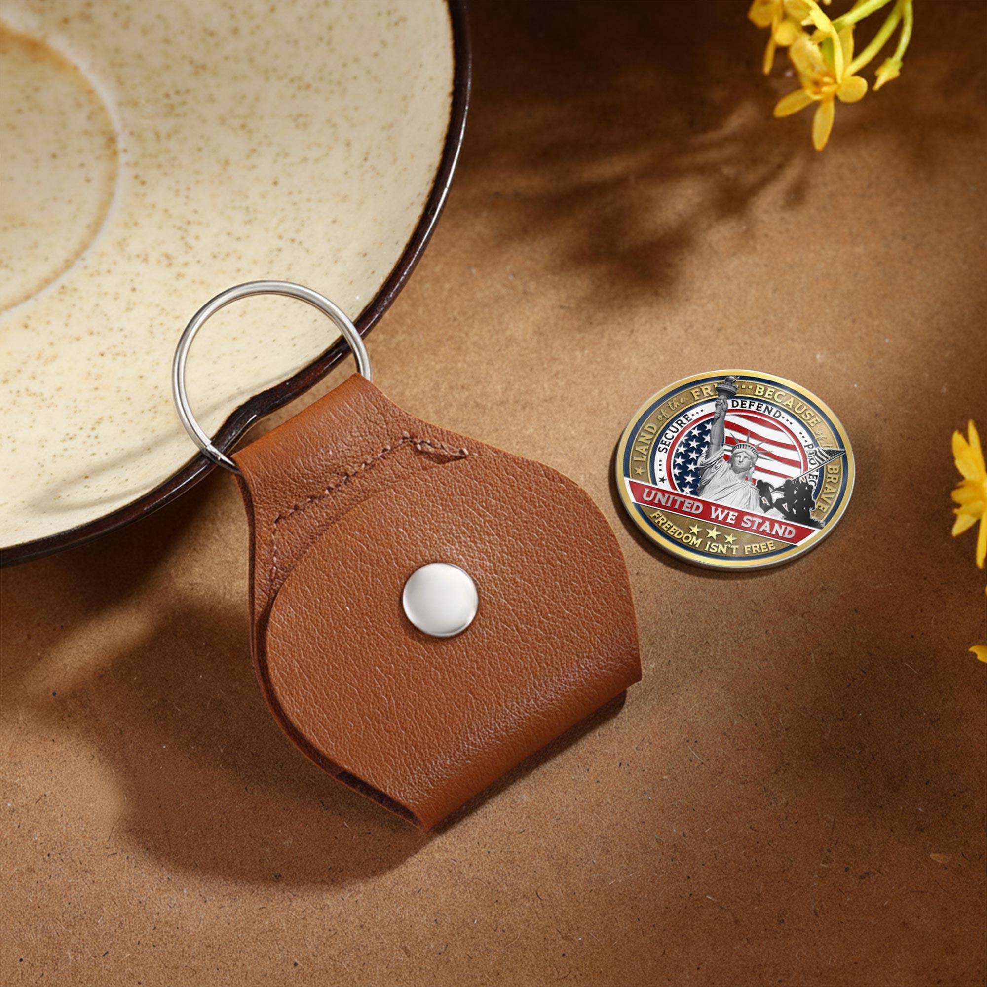 US Navy, Defender of Freedom - Military Printed Challenge Coin - Image 4