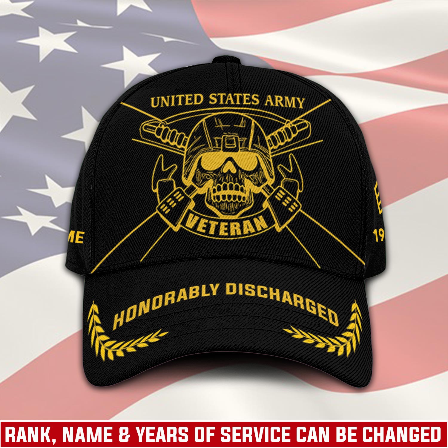 US Army, E 7 Army Sergeant First Class - Classic Cap