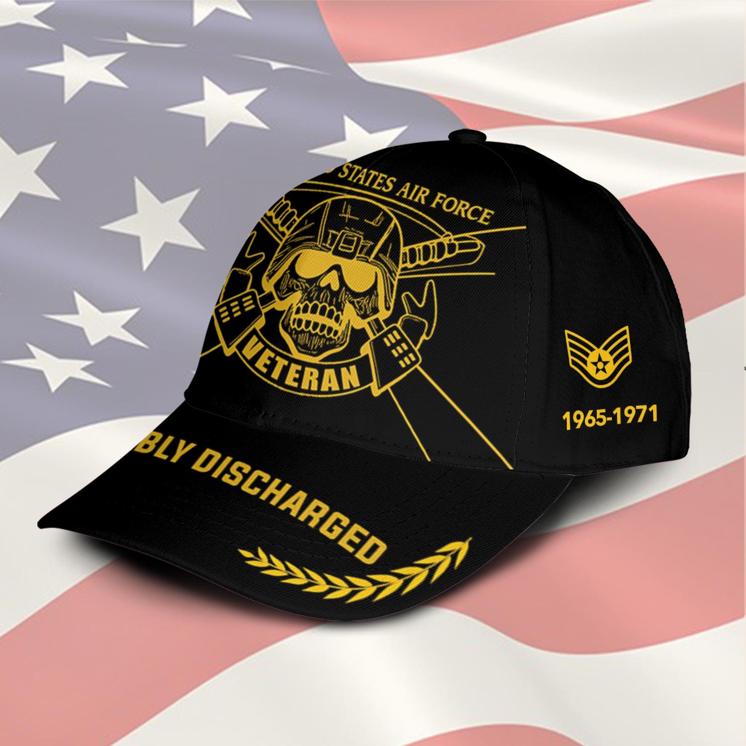 US Air Force, Aim High … Fly-Fight-Win - Classic Cap - Image 2