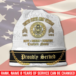 US Army, Once A Soldier, Always A Soldier - Full-Printed Beanie Hat