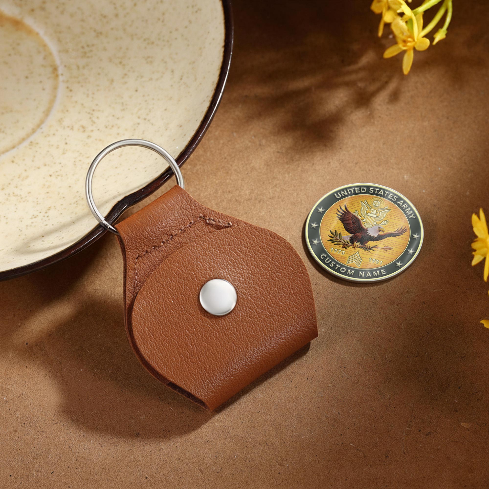 US Army, E 7 Army Master Specialist - Military Printed Challenge Coin - Image 4