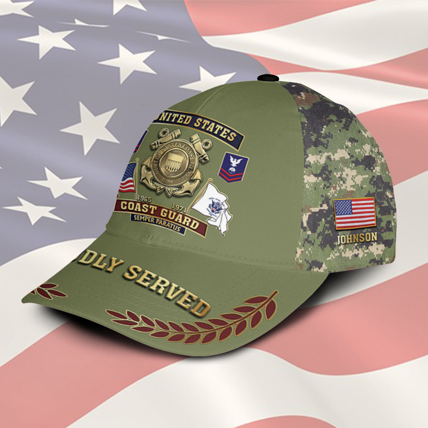 US Coast Guard, No One Gets Left Behind - Classic Cap - Image 2