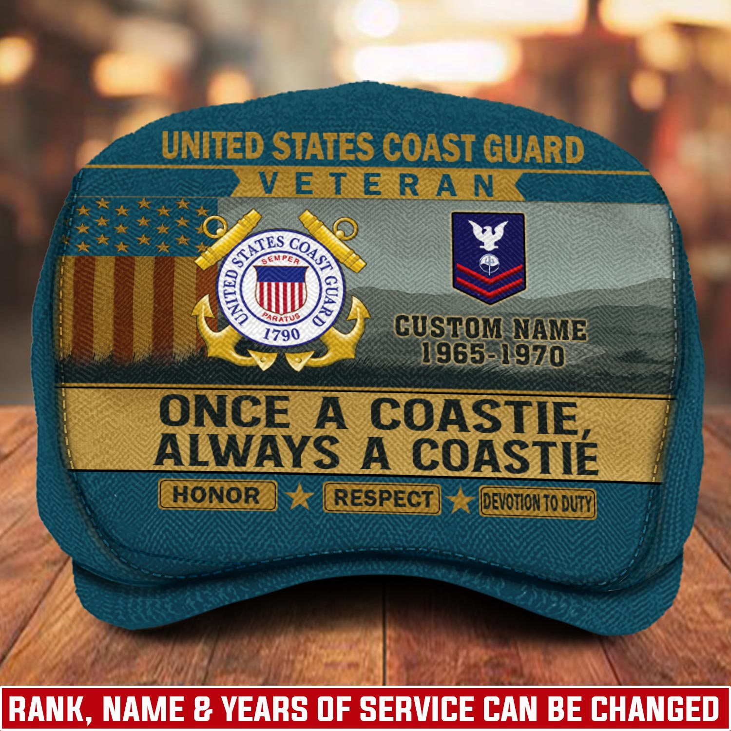 US Coast Guard, E 2 Blue - Jeff Cap