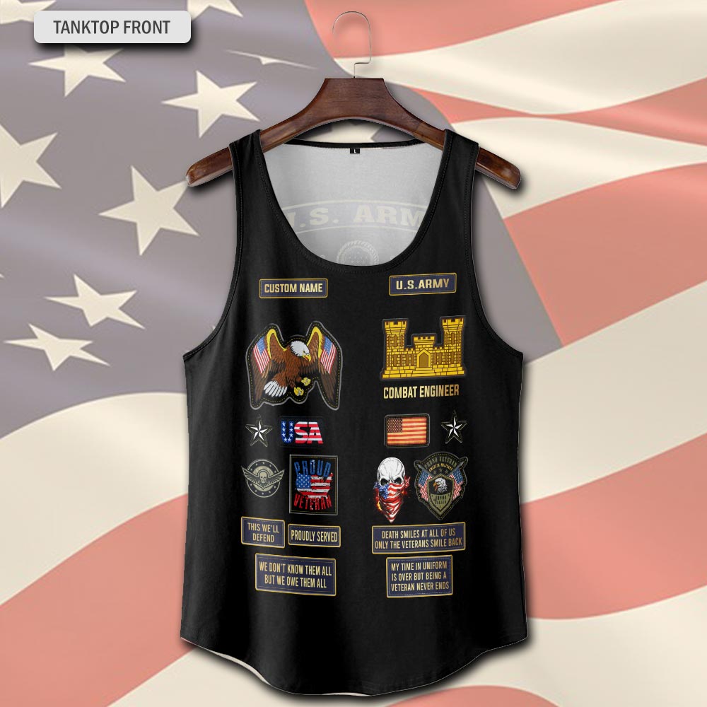 Army Branch, E 7 Army Sergeant First Class - Tank-Top - Image 2