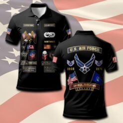 Air Force Badge, Honor, Duty, Service - Polo Shirt