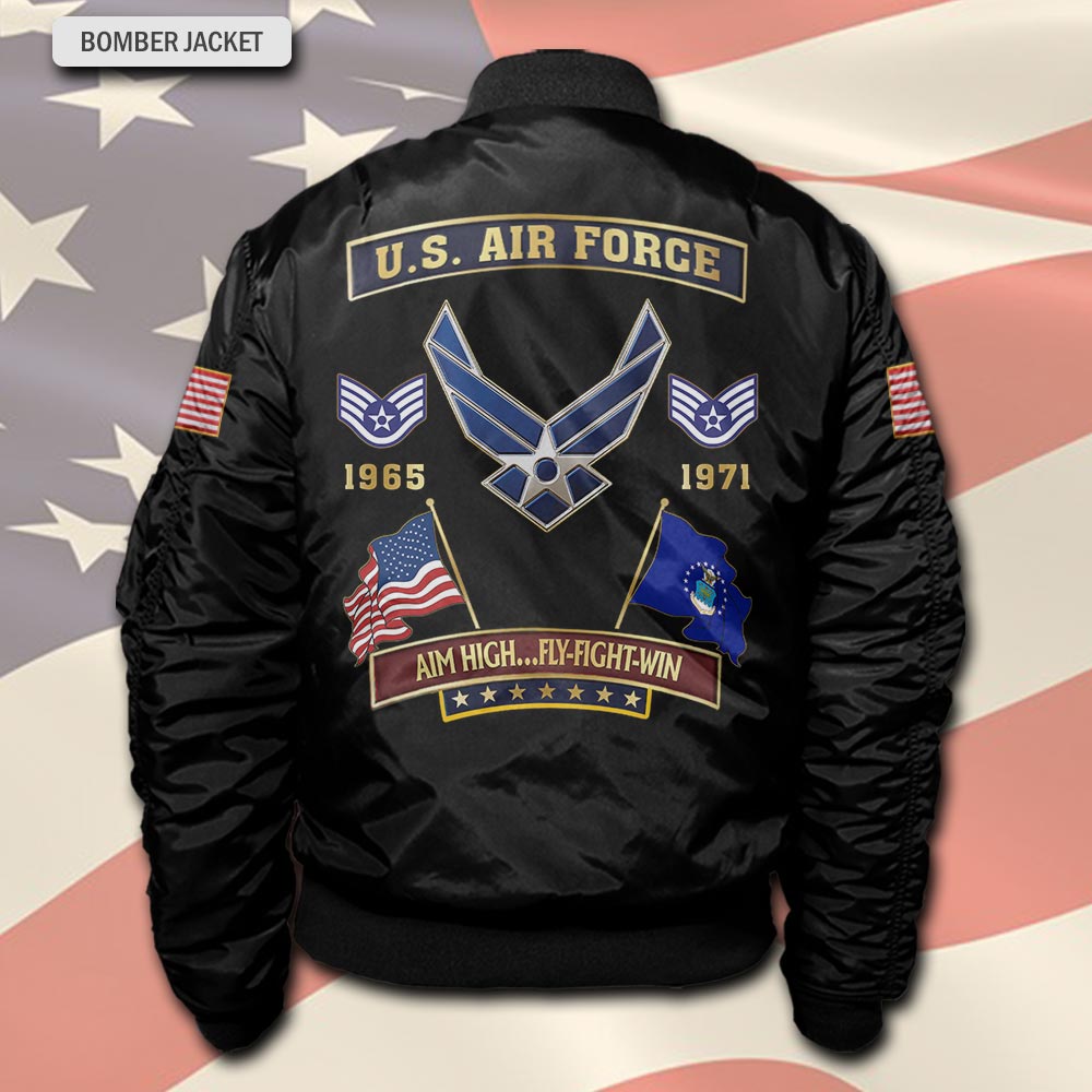 Air Force Command, Lest We Forget - Bomber Jacket - Image 3