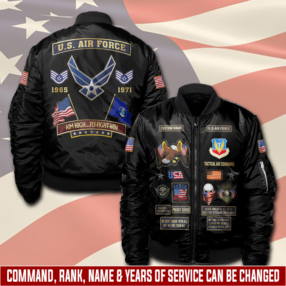 Air Force Command, Lest We Forget - Bomber Jacket