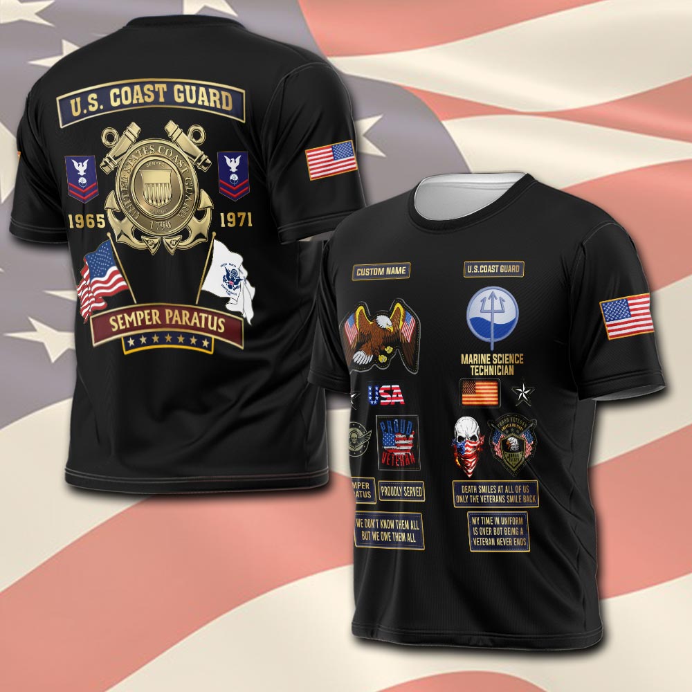 Coast Guard Rating, Honor, Duty, Service - T-Shirt
