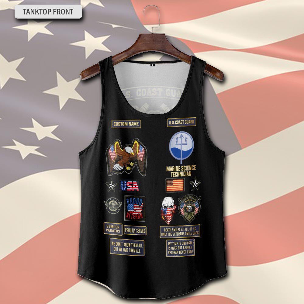 Coast Guard Rating, All Gave Some, Some Gave All - Tank-Top - Image 2
