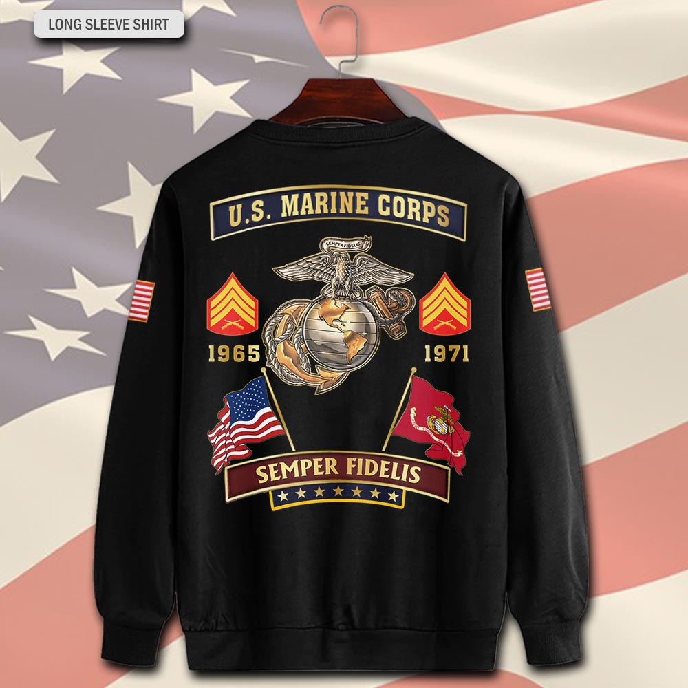 Marine Battalions, E 9 Marines Master Gunnery Sergeant - Sweatshirt - Image 3