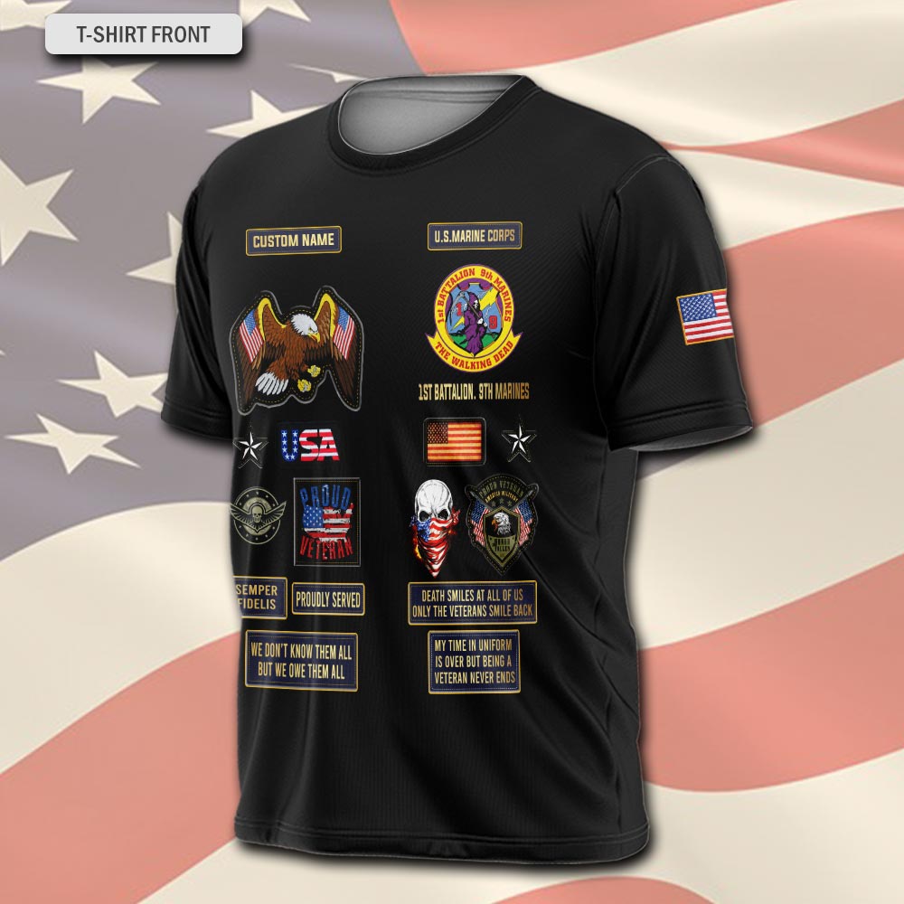 Marine Battalions, Lest We Forget - T-Shirt - Image 2