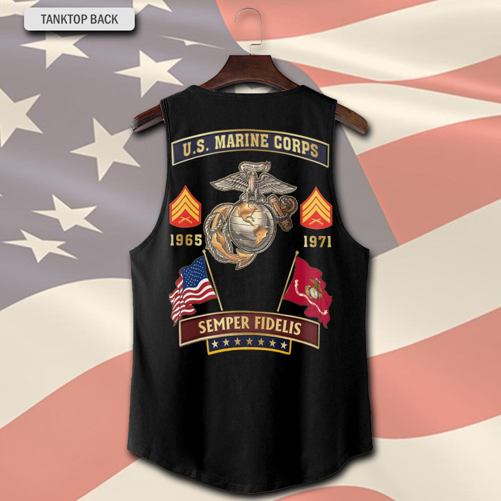 Marine Battalions, Freedom Over Fear - Tank-Top - Image 3