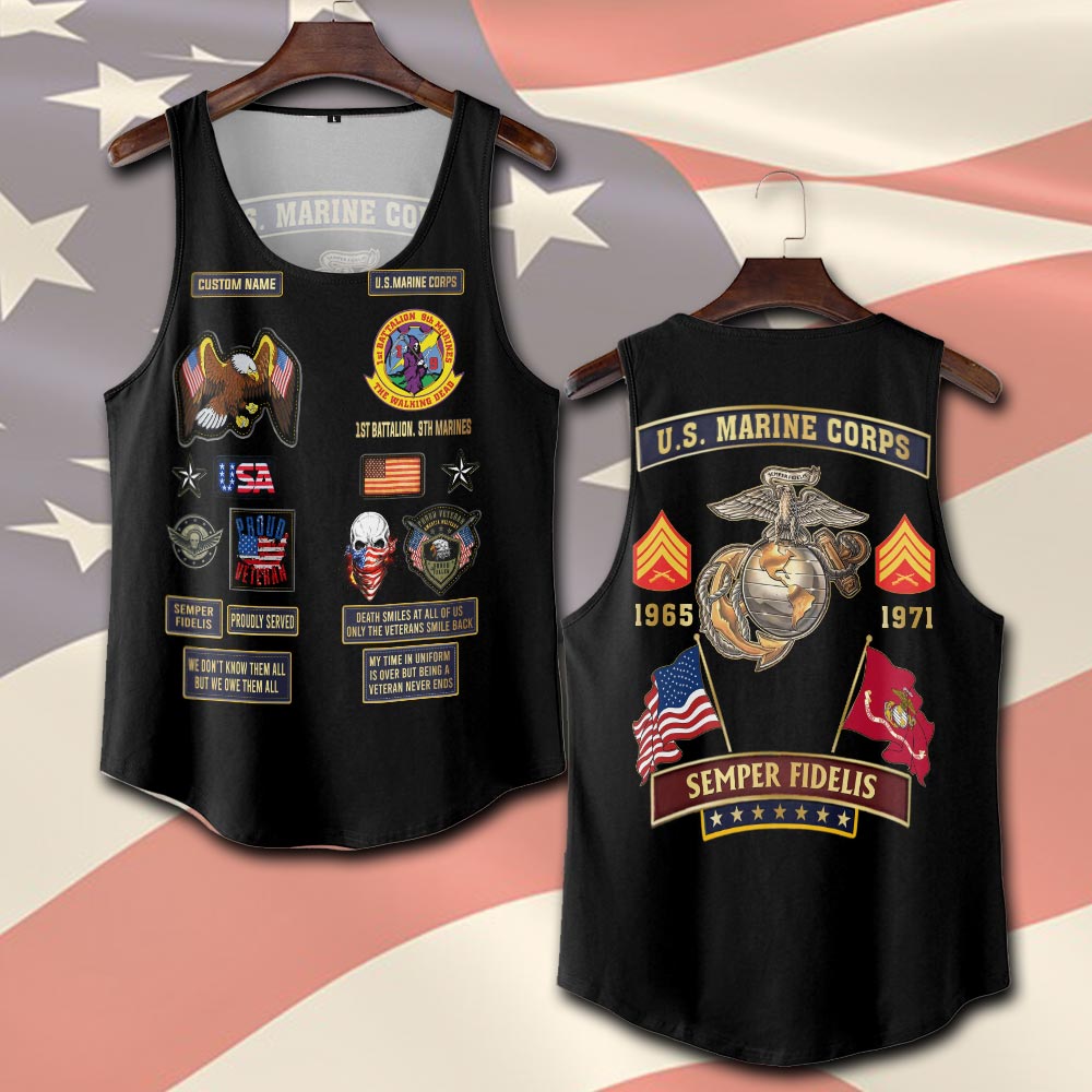 Marine Battalions, Freedom Over Fear - Tank-Top
