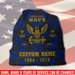 US Navy, Life And Pride - Full-Printed Beanie Hat