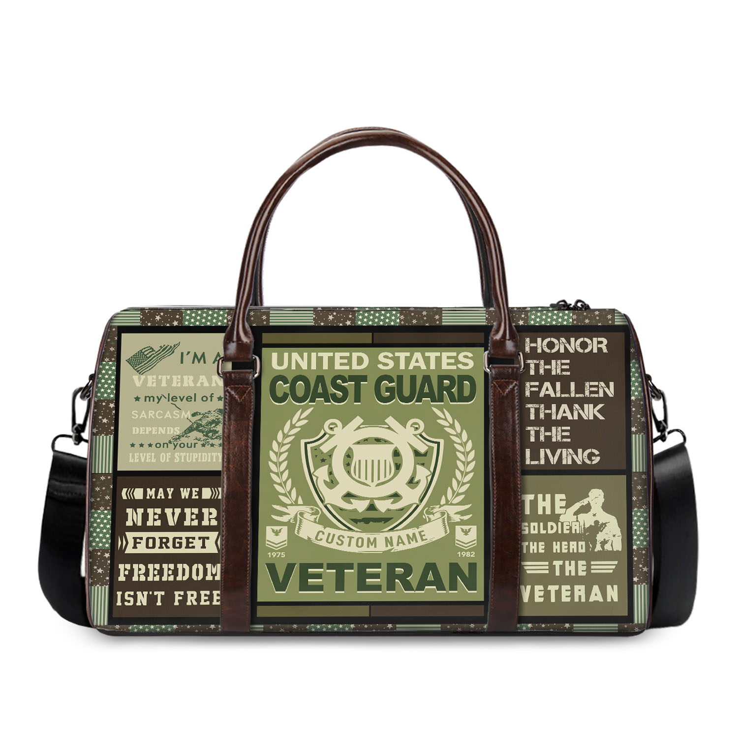 US Coast Guard, E 3 White - Travel Bag - Size L: 20.4 x 9.4 x 10.2 inches - Image 3