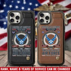 US Air Force , No One Fights Alone - Leather Flip Phone Case