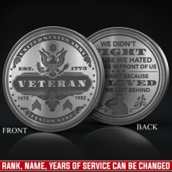 US Army, Remember - Honor - Respect - Military Engraved Challenge Coin