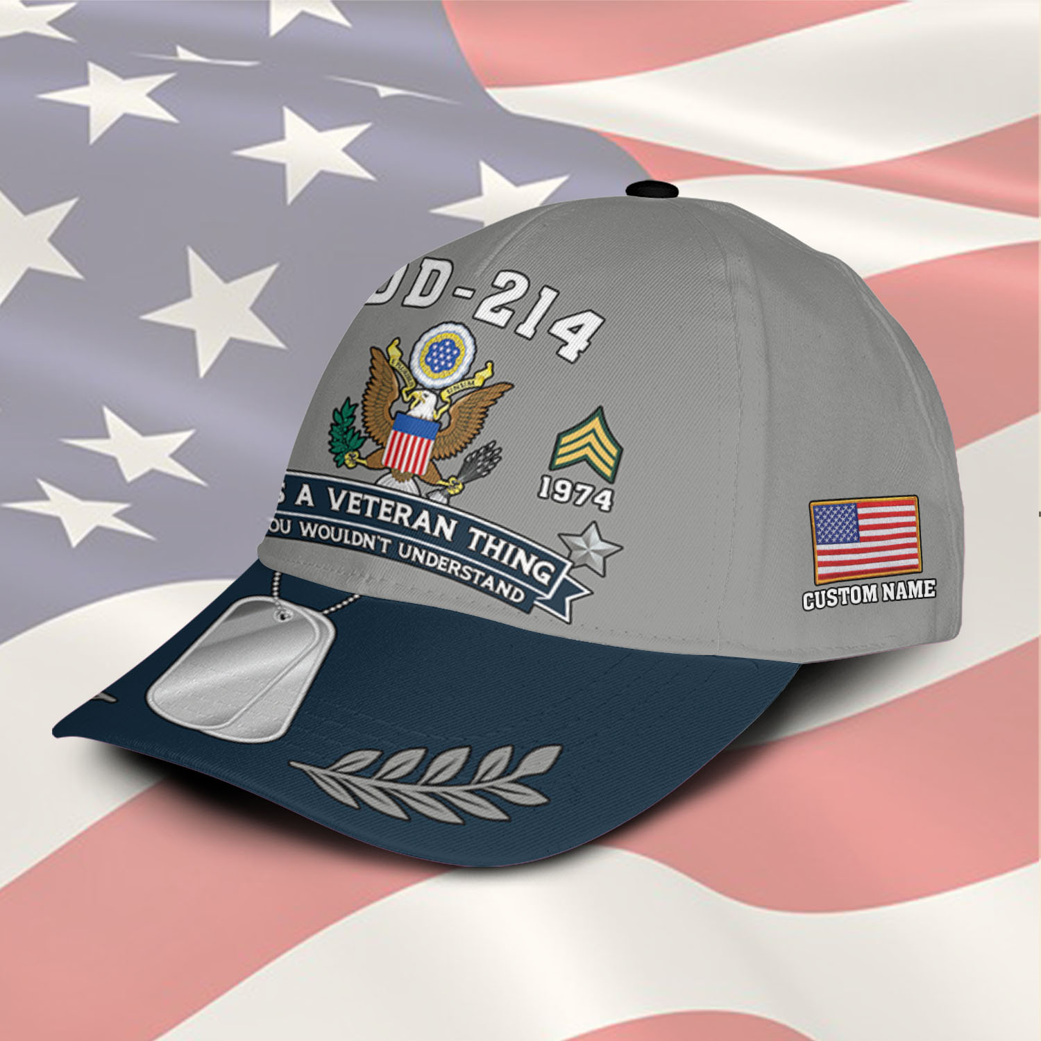 US Army, E 6 Army Staff Sergeant - Classic Cap - Image 2