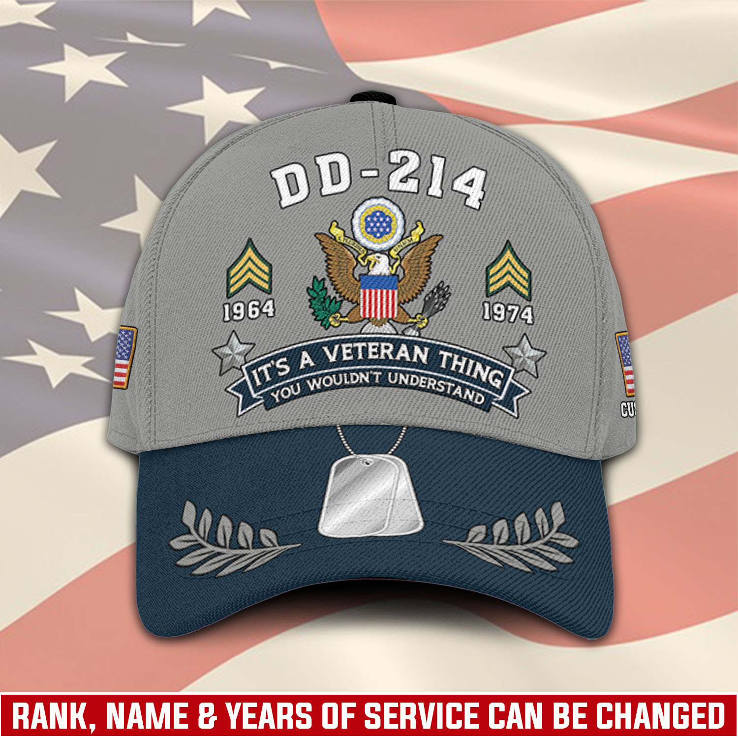 US Army, E 6 Army Staff Sergeant - Classic Cap