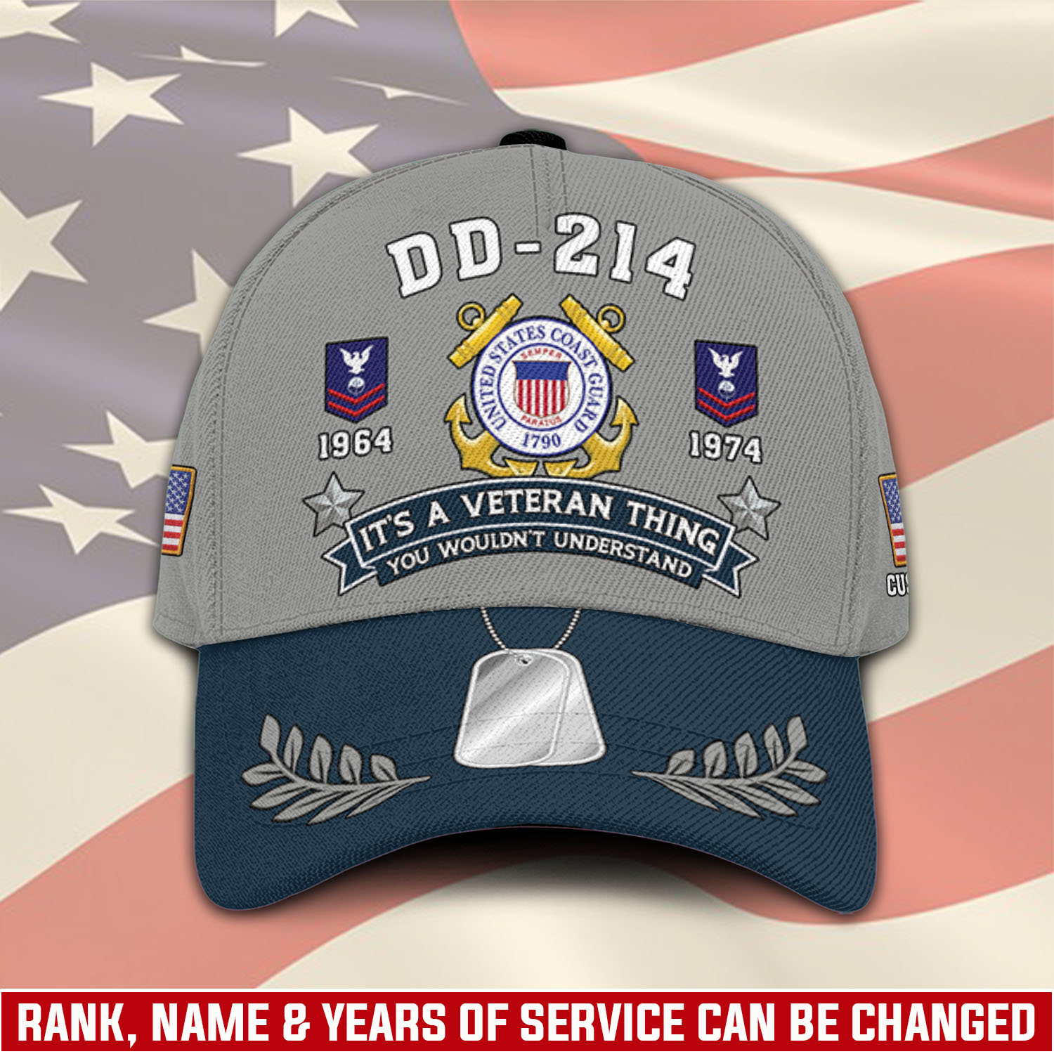 US Coast Guard, Lest We Forget - Classic Cap