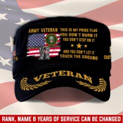 US Army, E 8 Army First Sergeant - Military Cap