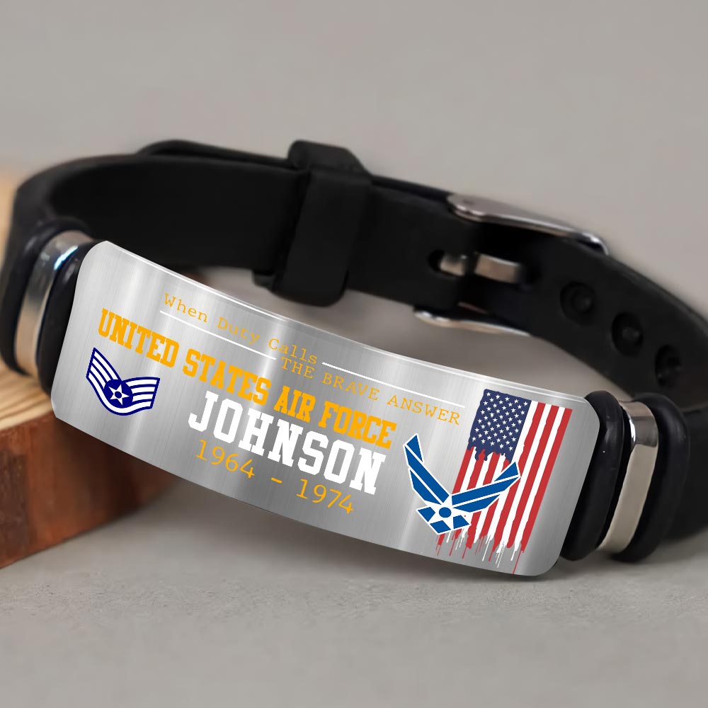 US Air Force , E 8 Air Force Senior Master Sergeant - Bracelet - Image 3