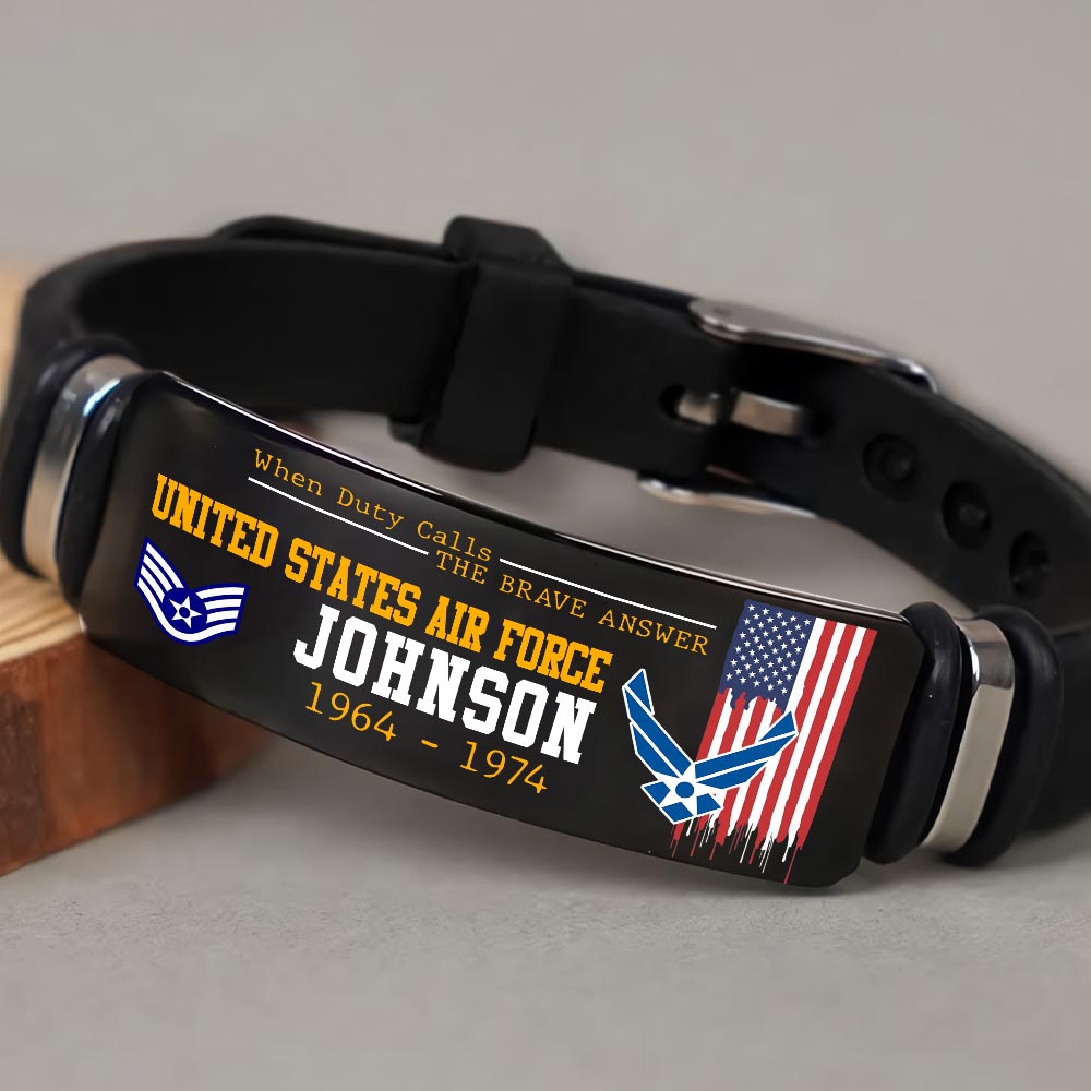 US Air Force , E 8 Air Force Senior Master Sergeant - Bracelet - Image 4