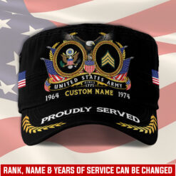 US Army, E 6 Army Staff Sergeant - Military Cap