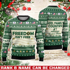 US Army, Honor The Fallen - Knitted Sweater