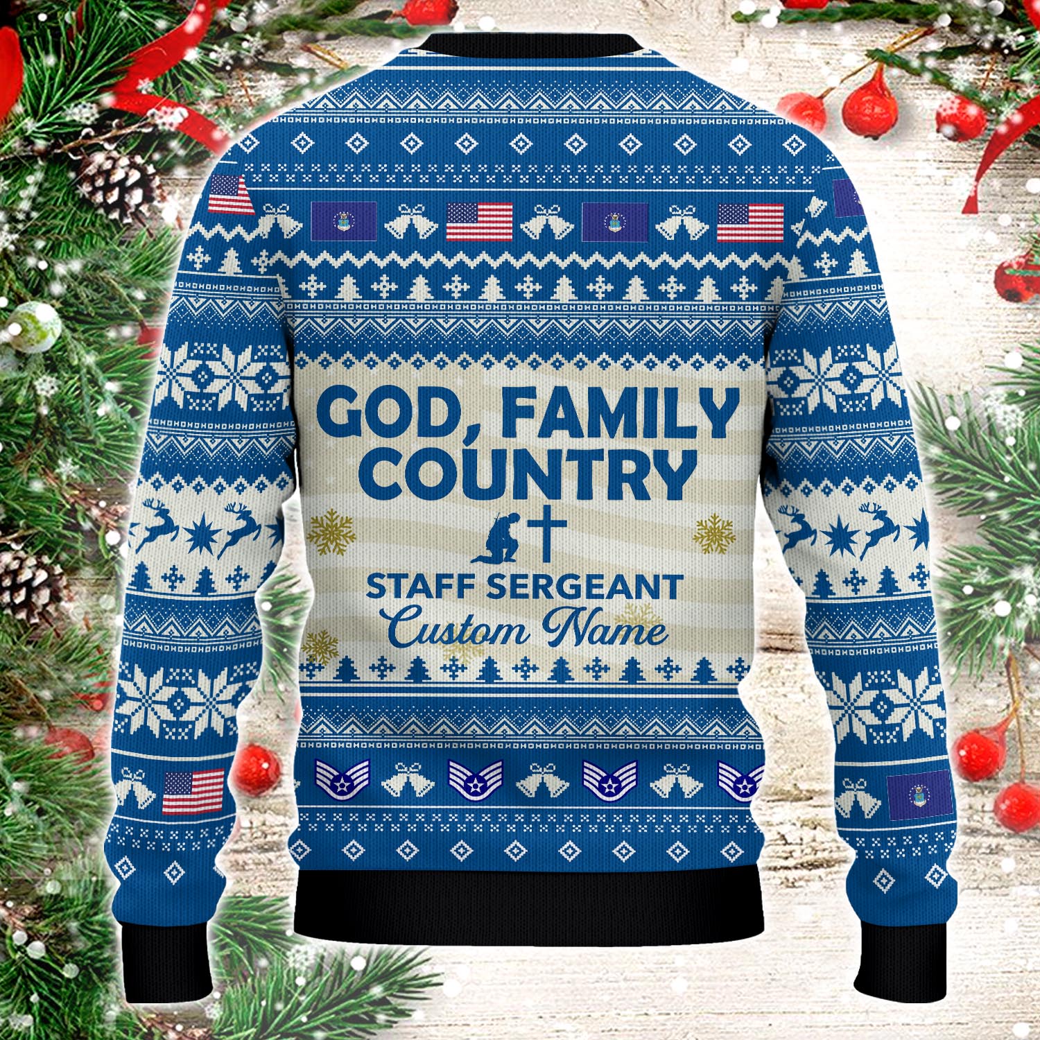 US Air Force , We Own The Sky - Knitted Sweater - Image 3