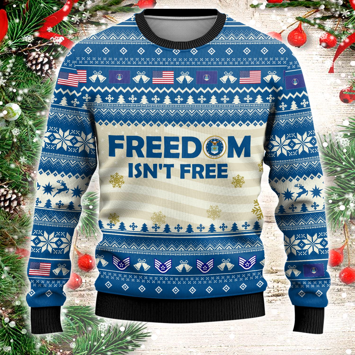 US Air Force , We Own The Sky - Knitted Sweater - Image 2