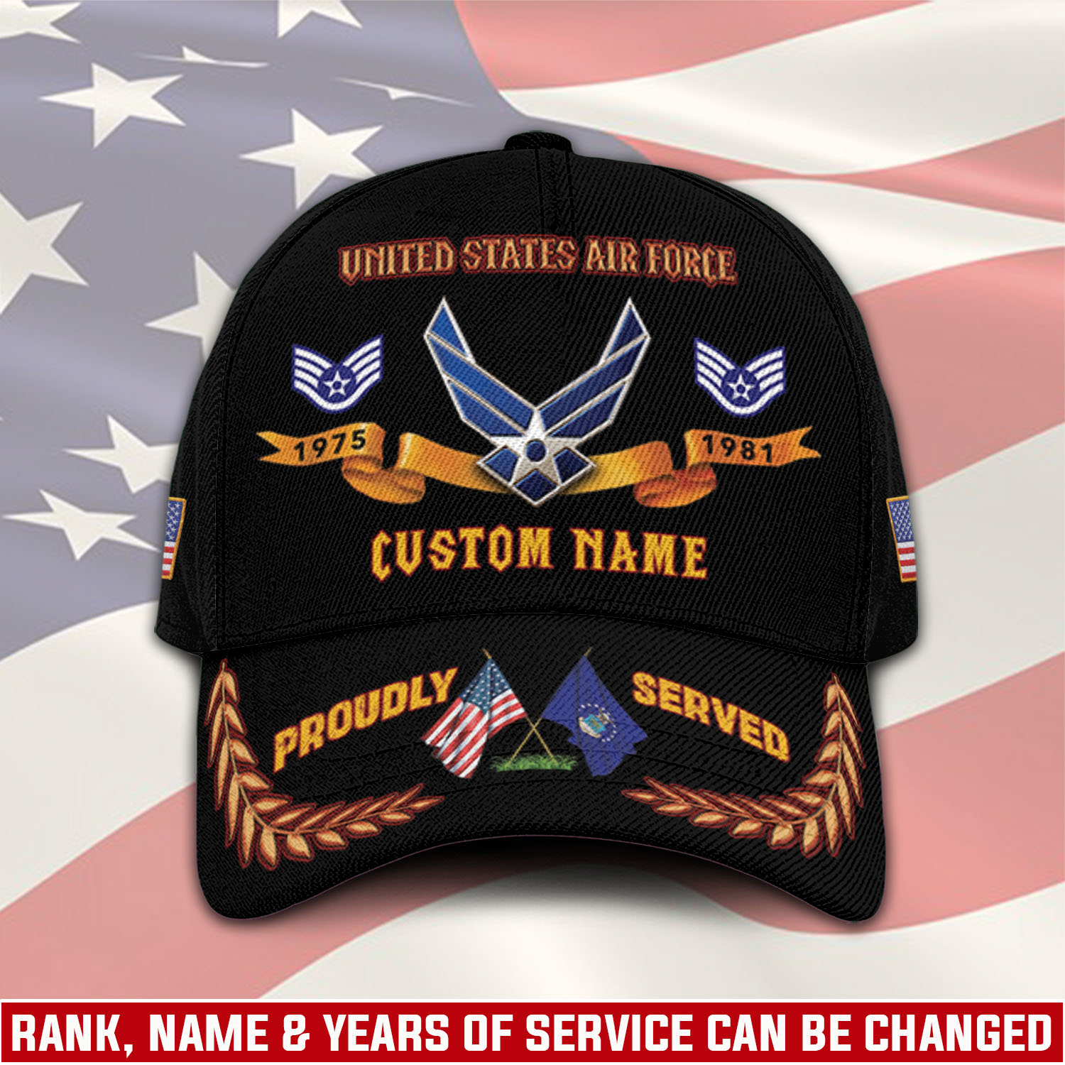 US Air Force, E 9 Air Force Chief Master Sergeant - Classic Cap